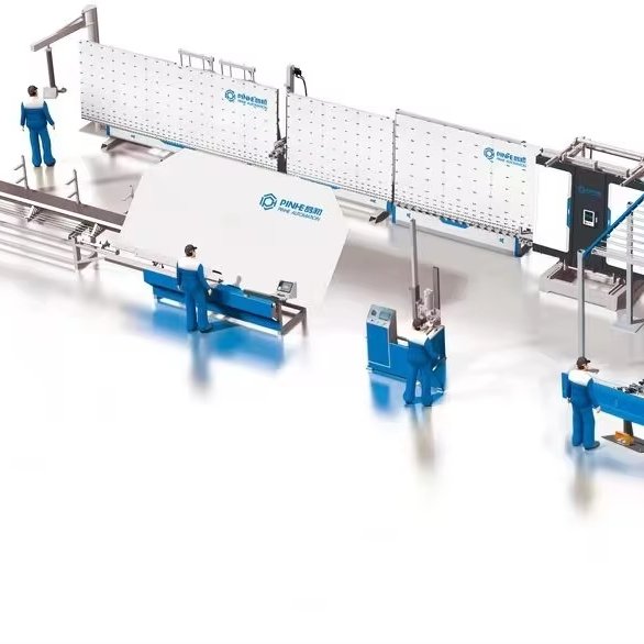 PINHE Auto Washing and Drying Robot in Double Layer Insulating Glass